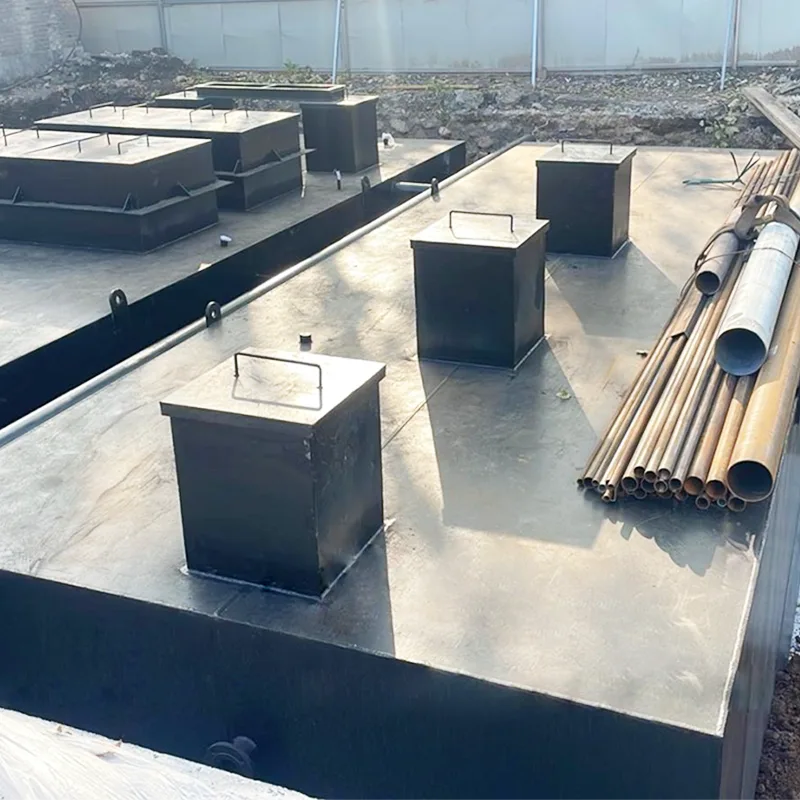 تجهیزات غیرمتمرکز در مقیاس کوچک فاضلاب خانگی مدفون